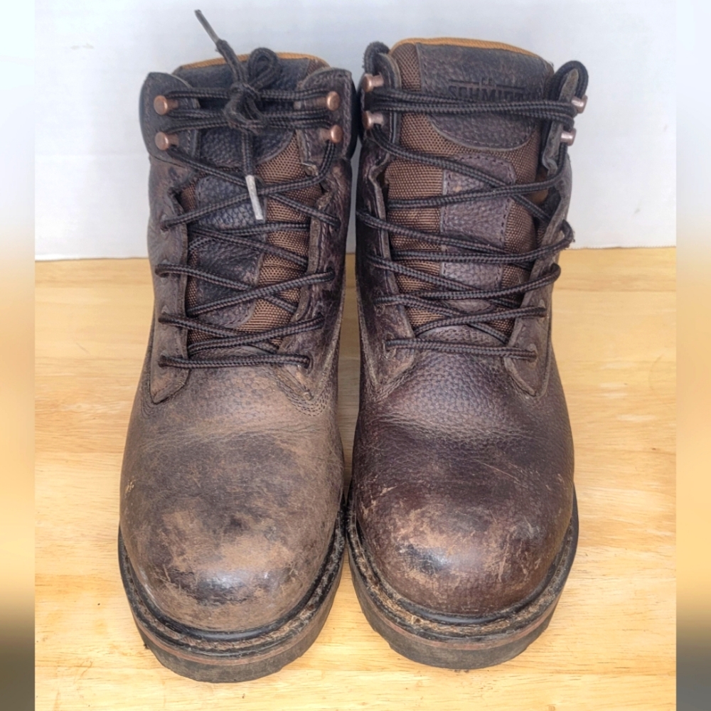Schmidt Workwear Brown Men's Steel Toe Work Boots